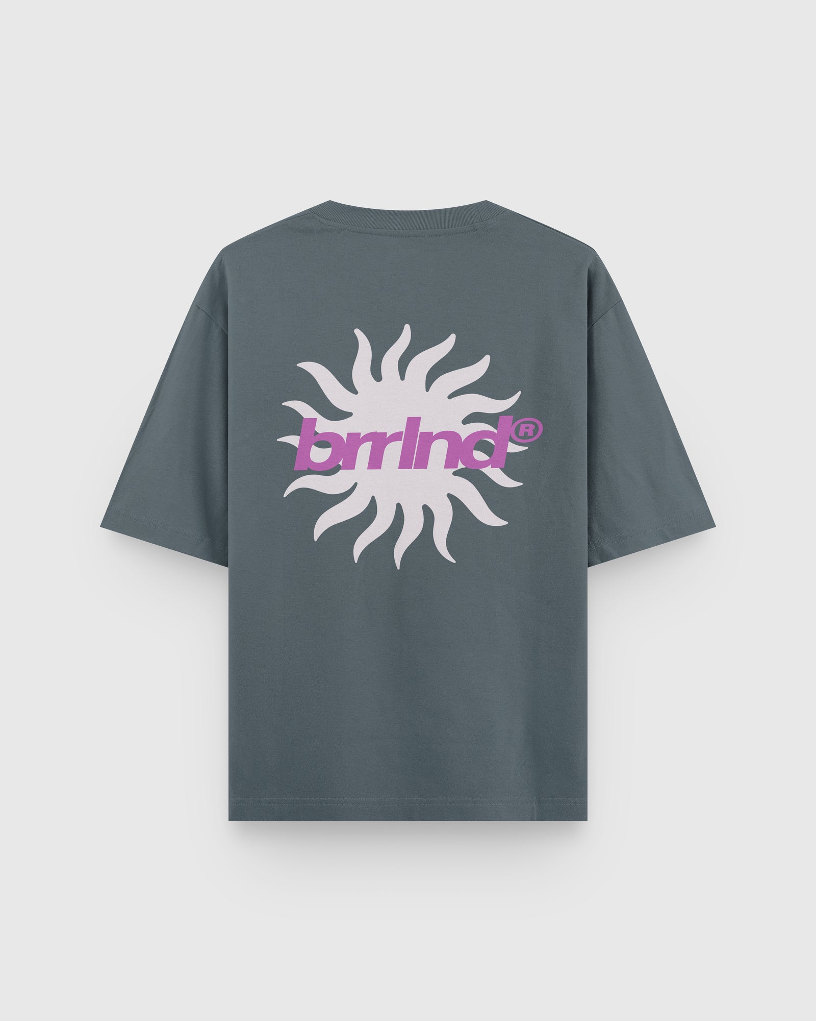 Camiseta Sun - Steel Dust - vista trasera (mockup)