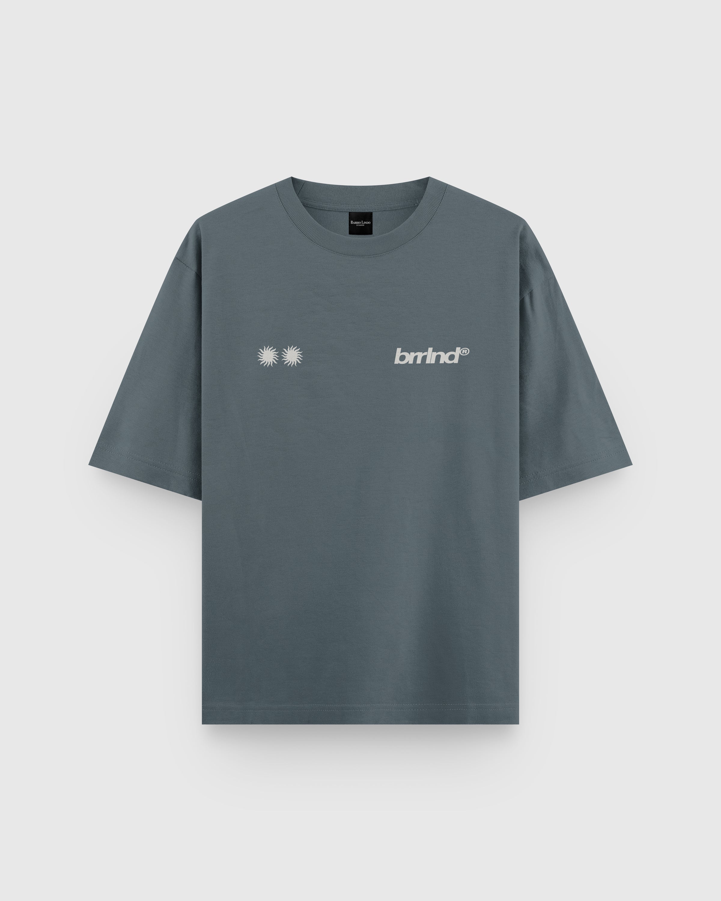 Camiseta Sun - Steel Dust - vista frontal (mockup)