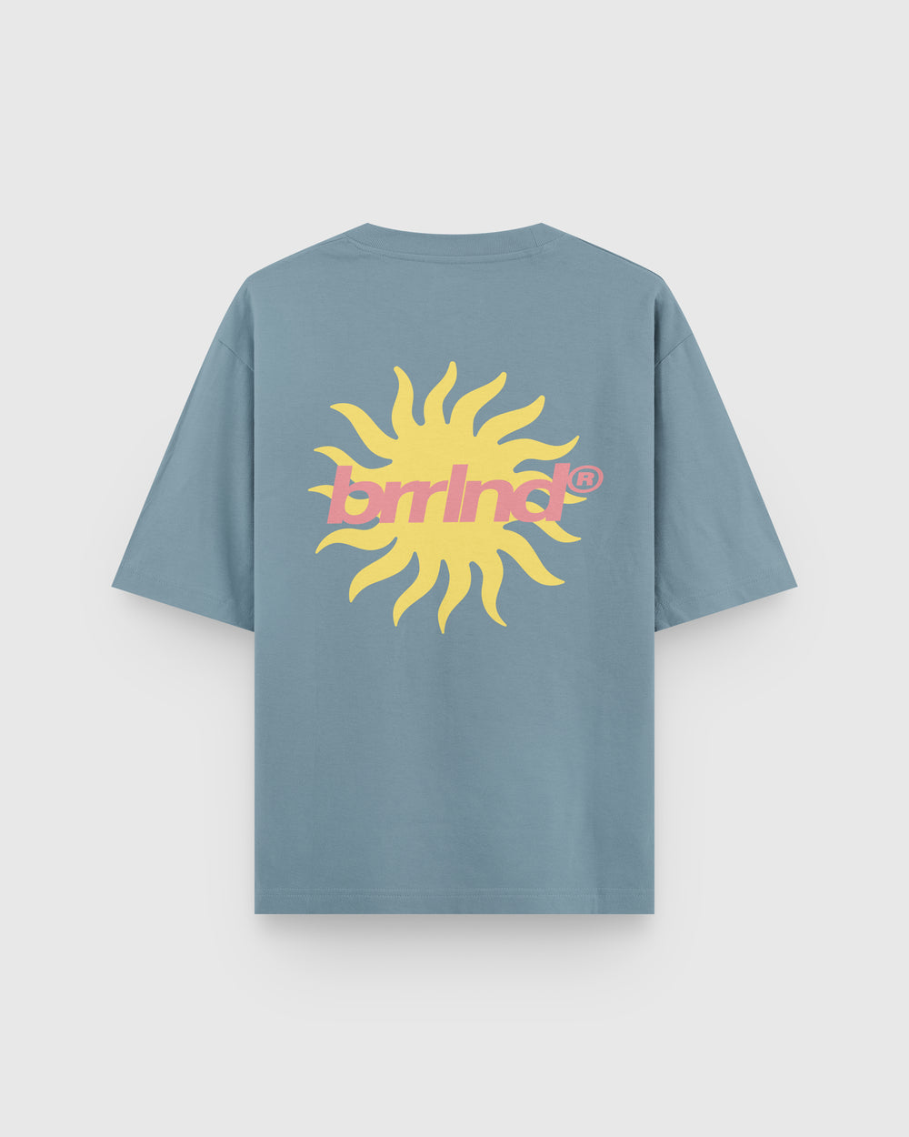 Camiseta Sun - Dusty Blue - vista trasera