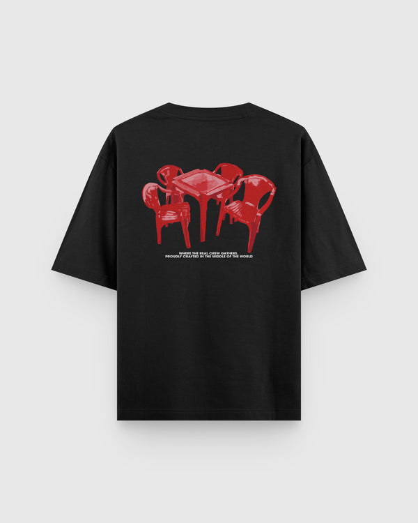 Camiseta Red Table Negra