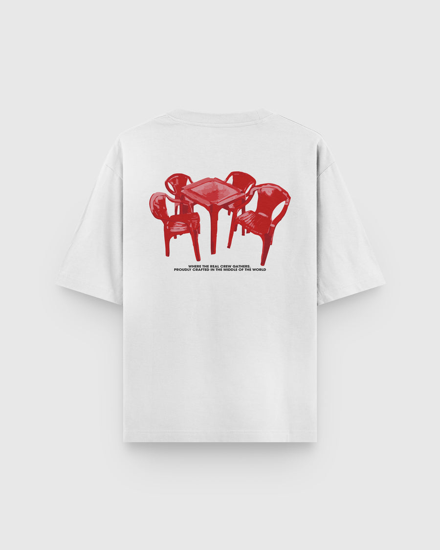 Camiseta Red Table Blanca