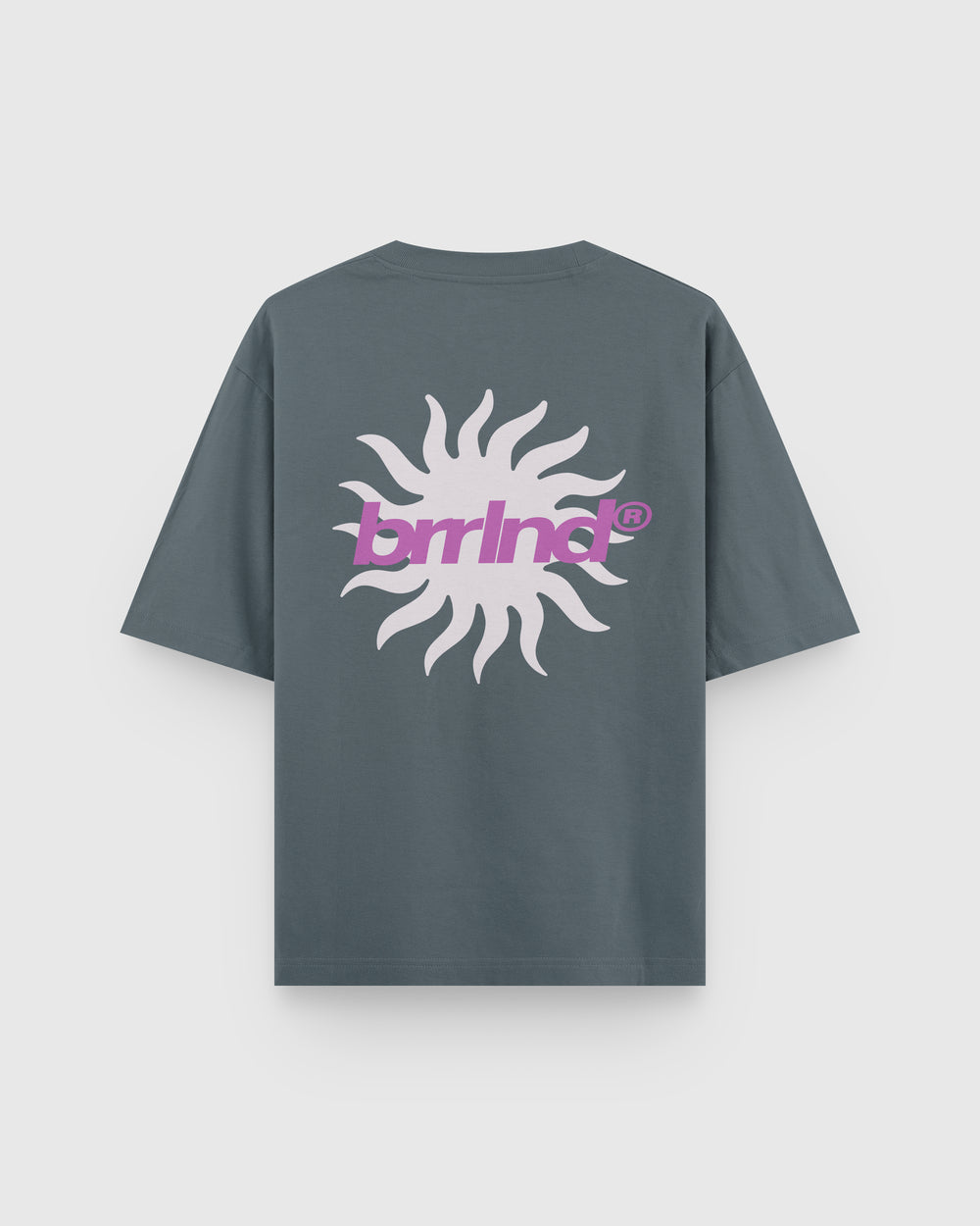 Camiseta Sun - Steel Dust - vista trasera (mockup)