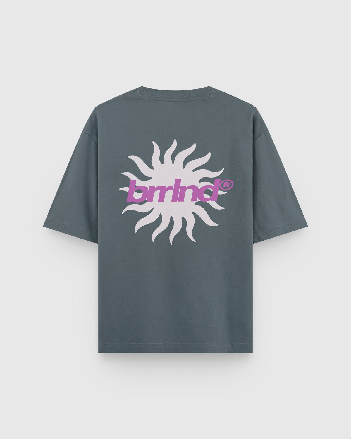 Camiseta Sun - Steel Dust - vista trasera (mockup)