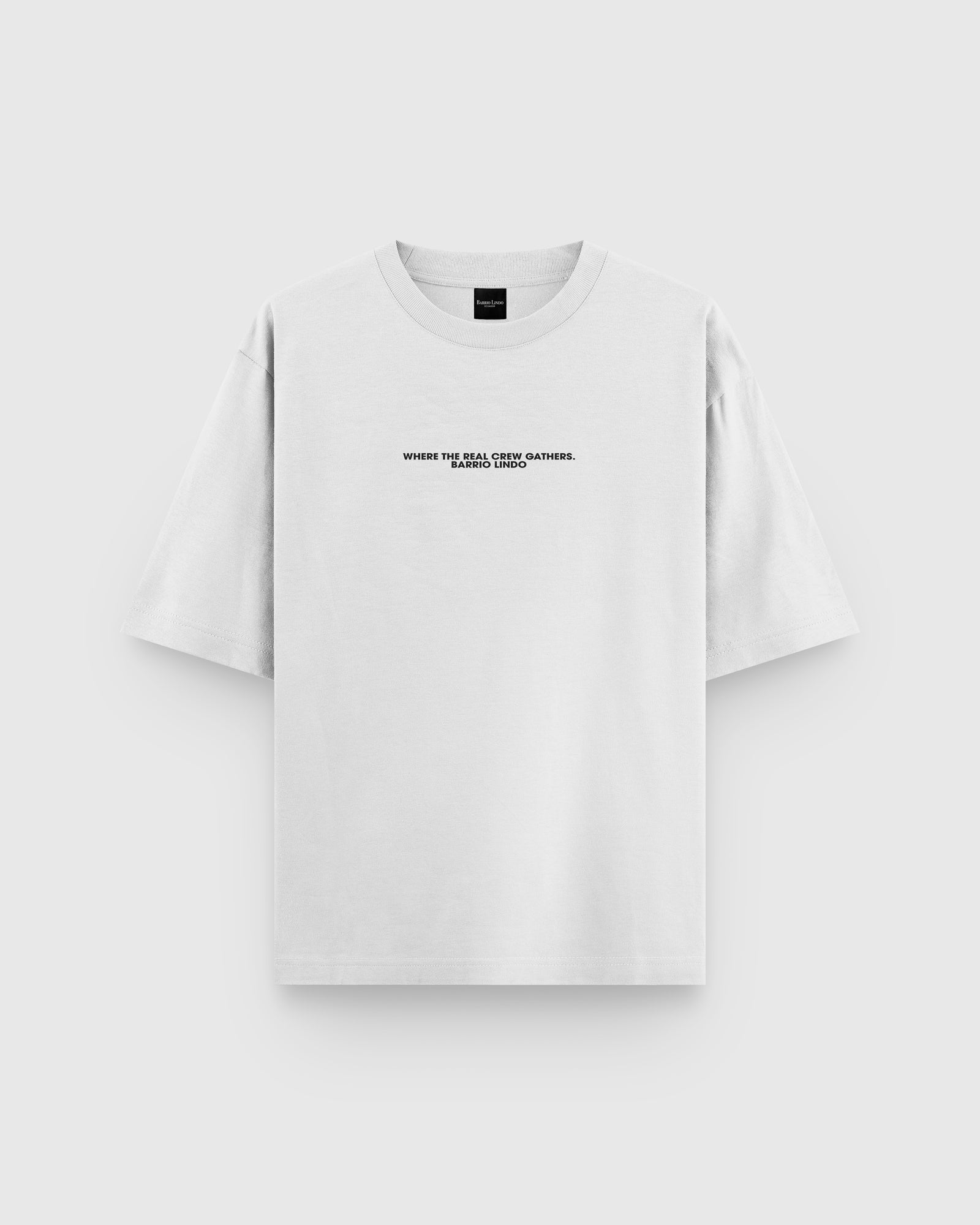 Camiseta Red Table Soft White - Barrio Lindo - vista frontal