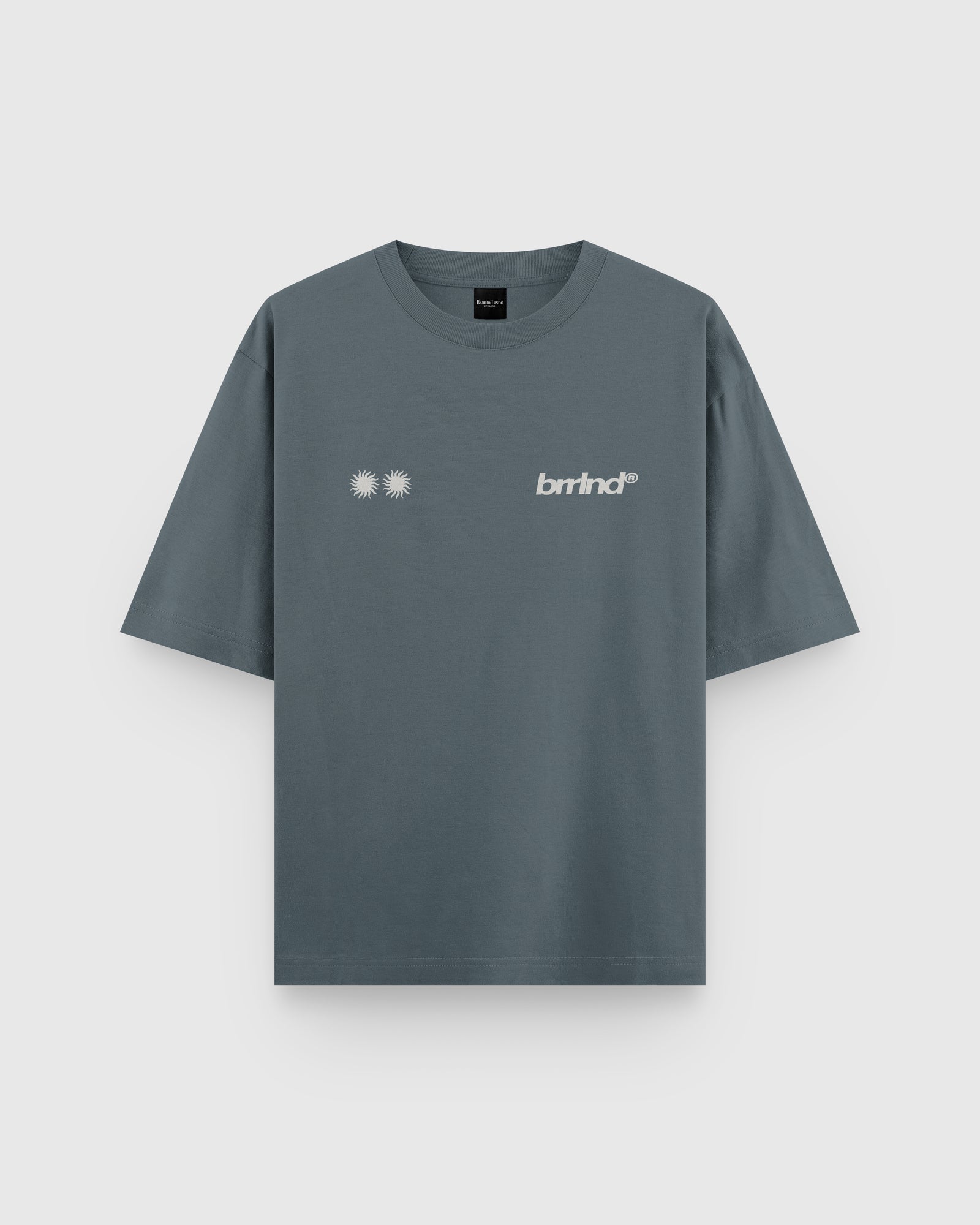 Camiseta Sun - Steel Dust - vista frontal (mockup)