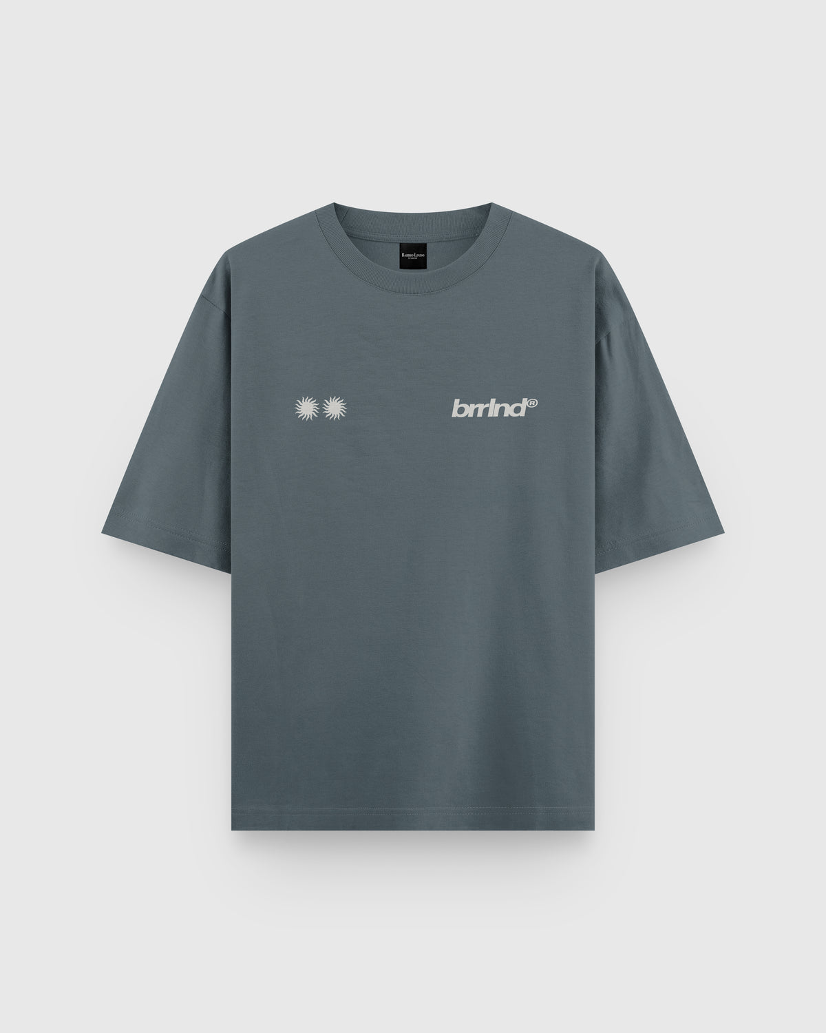 Camiseta Sun - Steel Dust - vista frontal (mockup)
