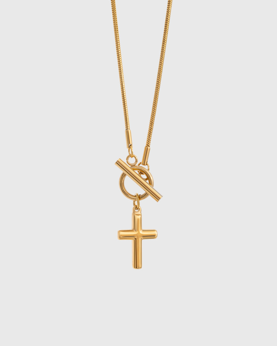 Collar Cruz Dorado