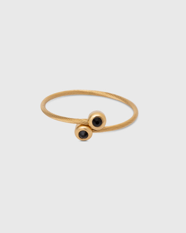 Brazalete Two Eyes Dorado