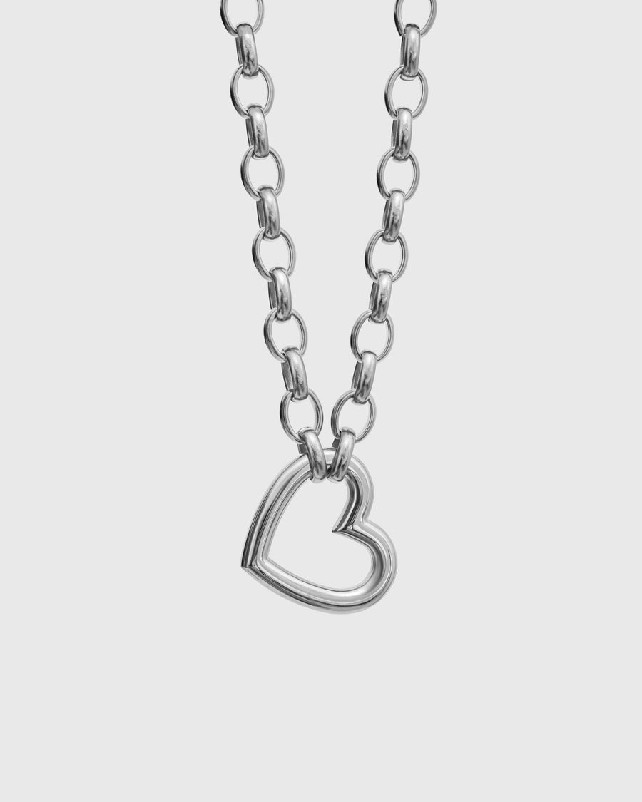 Collar Cordo Plateado