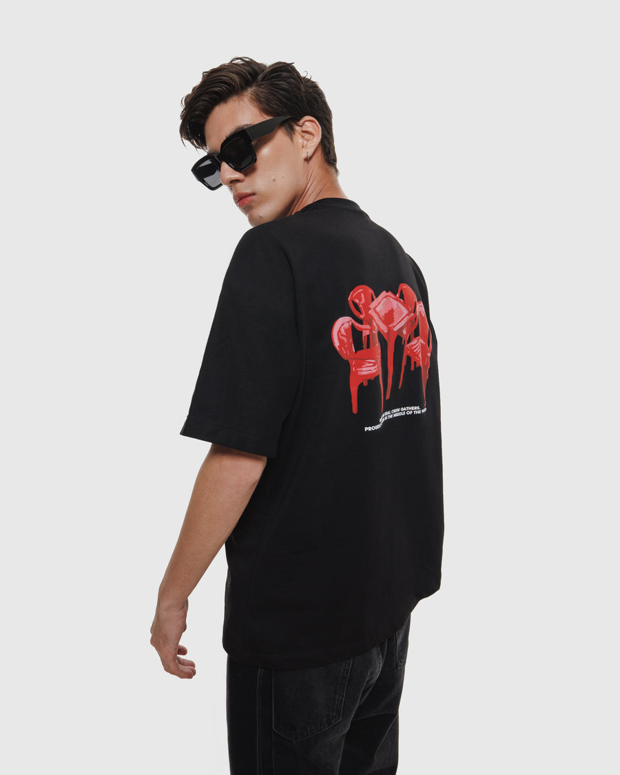 Camiseta Red Table Negra