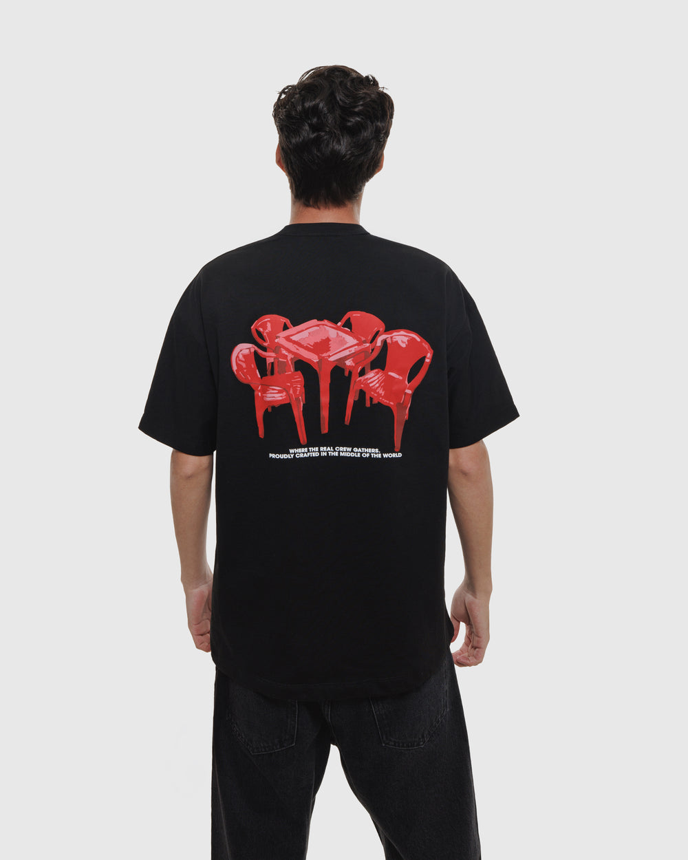 Camiseta Red Table Negra