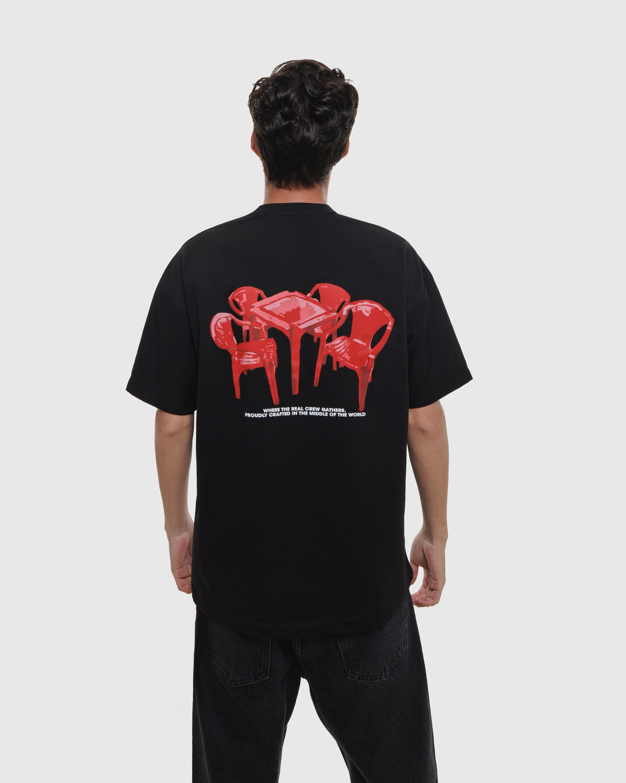 Camiseta Red Table Negra