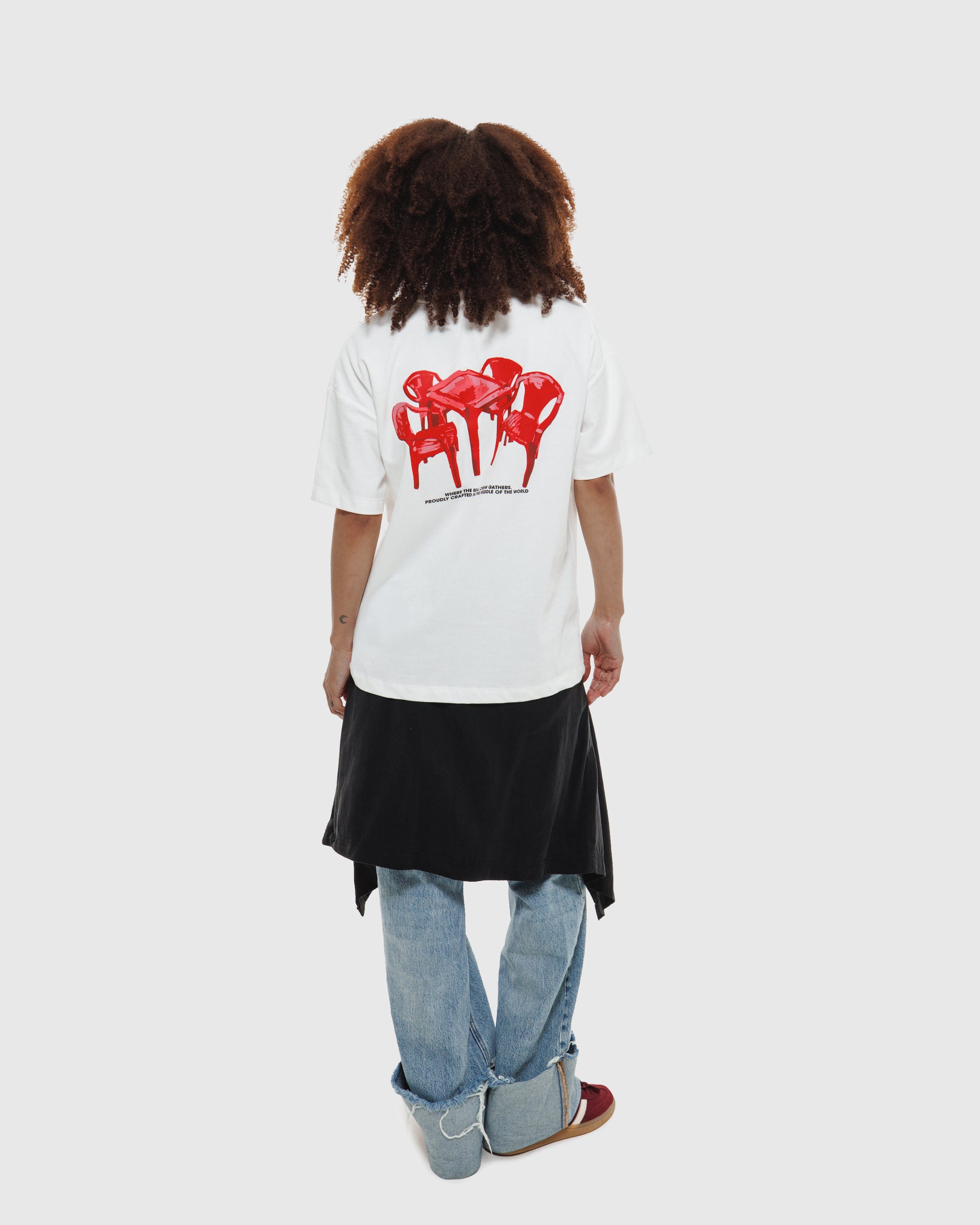 Camiseta Red Table Blanca