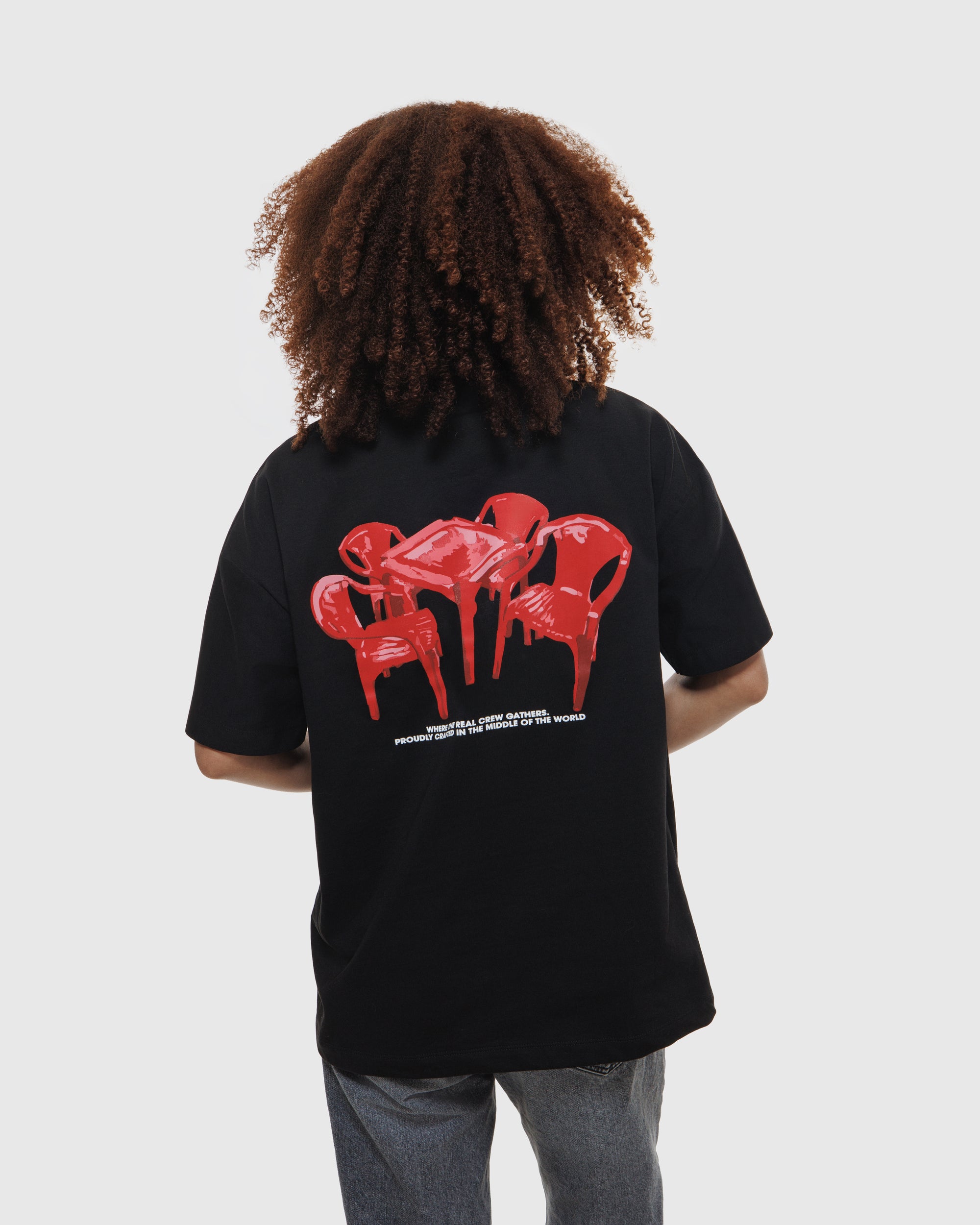 Camiseta Red Table Negra